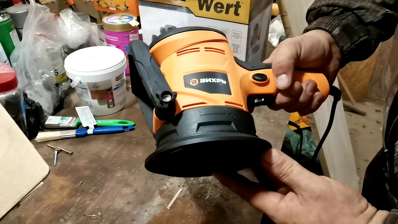 Эксцентриковая шлифмашина ВИХРЬ ЭШМ-125Э, 450 Вт смотреть онлайн