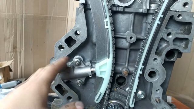 Метки цепи ГРМ Nissan MR18 (Ниссан Тида)