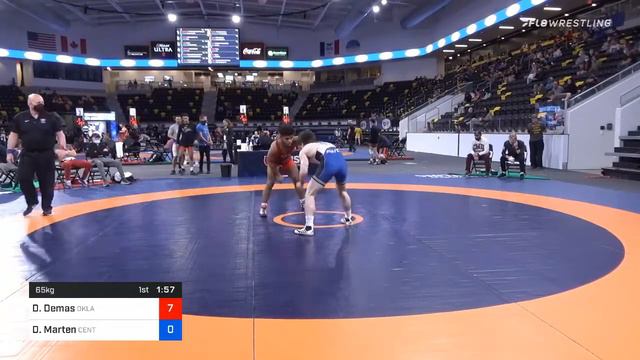 65 Kg Prelims - Domonick Demas, Oklahoma Regional Training Center Vs Drew Marten, Central Michigan смотреть онлайн