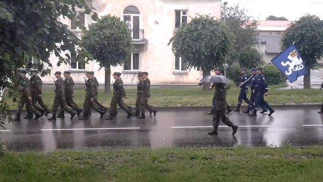 Парад в Эстонии г.Йыхви 23.06.2012 смотреть онлайн