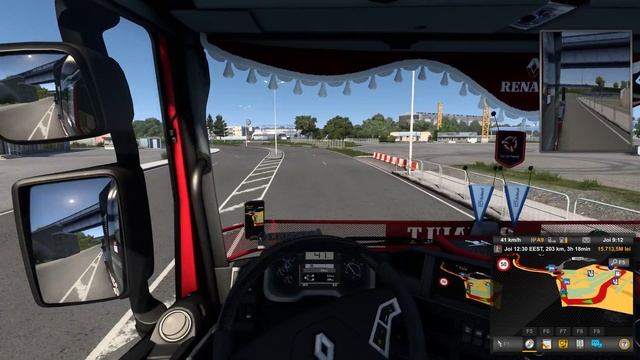 Euro Truck Simulator 2: Renault Trucks T Tuning Pack DLC (4K ) смотреть онлайн