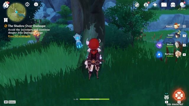 Avoid the monsters and head deeper into Dadaupa Gorge - Genshin Impact (Diona Hangout) смотреть онлайн