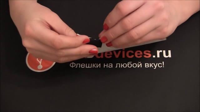 Флешка под нанесение логотипа прищепка зажим pf043 usb накопитель, цвет - черный смотреть онлайн