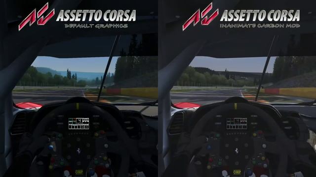 Assetto Corsa Comparative Inanimate Carbon Mod - Ferrari 458 Gt2 смотреть онлайн
