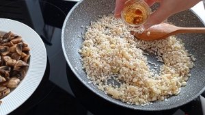 Готовим РИЗОТТО с шампиньонами. Очень вкусное блюдо)