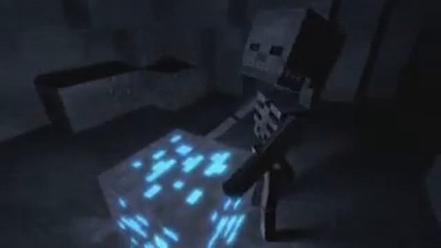 Бедный скелет в [Minecraft] смотреть онлайн