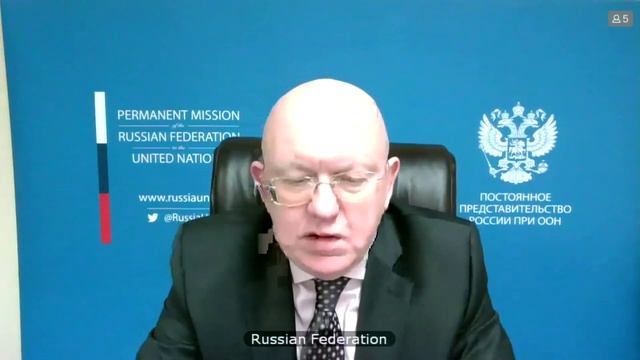 Выступление Постоянного представителя В.А.Небензи на видеоконференции СБ ООН по ситуации в Йемене смотреть онлайн