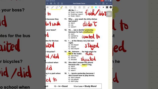 Past Simple Tense ชุดที่ 1 смотреть онлайн
