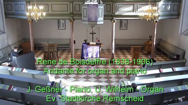 Rene de Boisdeffre (1838-1906) Andante for organ and piano смотреть онлайн