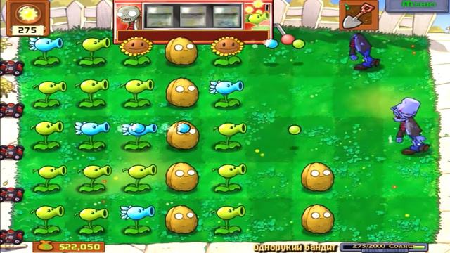 Plants vs Zombies [Мини - игры] #6 ➤ Однорукий бандит смотреть онлайн