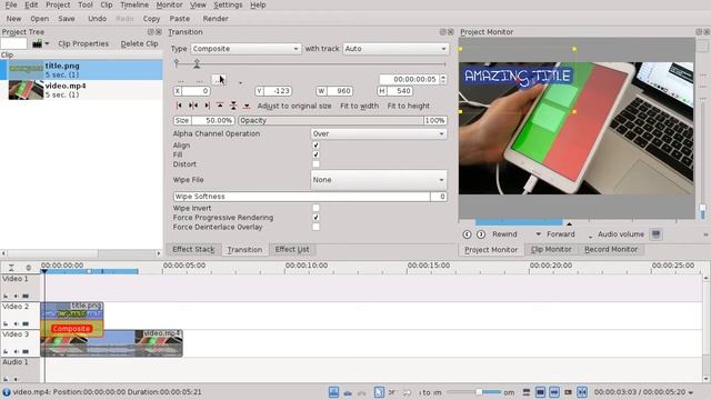 Resize Image & Video in Kdenlive смотреть онлайн