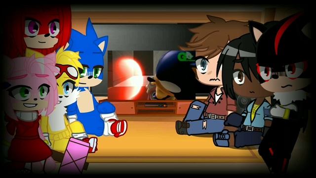 Sonic The Hedgehog Movie Reacts to Dark sonic V.S. Sonic.exe Part 2//Part 5//Gacha Club смотреть онлайн