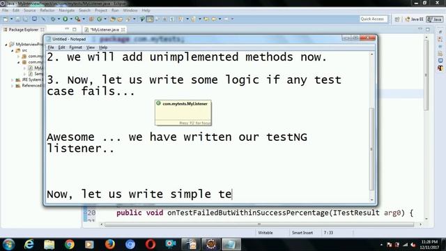 How to use and implement TestNG Listeners for Automation Framework | TestNG Interview смотреть онлайн
