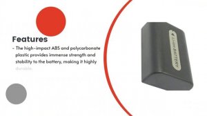 Replacement Battery for Sony NP-FH40