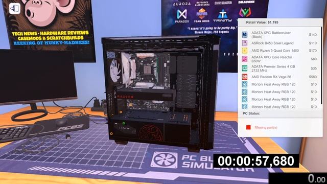 PC Building Simulator | Build to Blue Screen | 00:01:55 смотреть онлайн