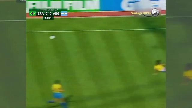 Brazil - Argentina World Cup 1990 | Highlights | FHD 60 fps смотреть онлайн