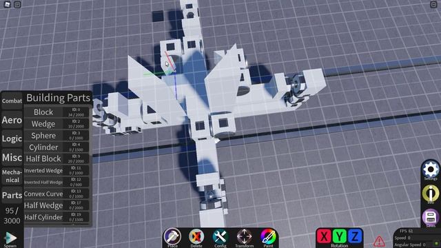 Mechanica | Roblox | Swashplate building tutorial смотреть онлайн