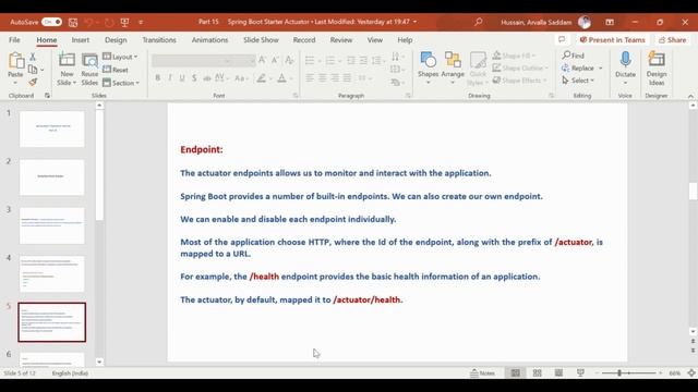 Spring Boot Actuator in Telugu // Spring boot starter actuator // Easy Learning Channel смотреть онлайн