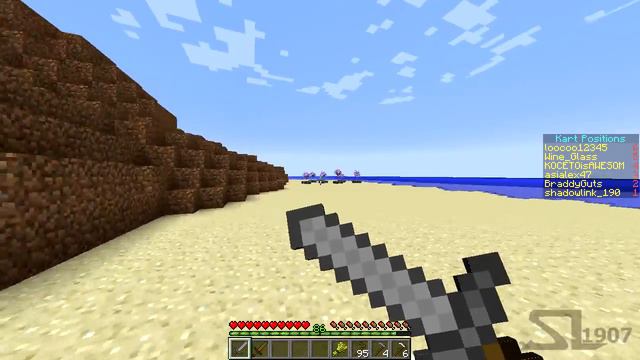 Minecraft MiniGames #4 - MineKart - MLG PRO RACER смотреть онлайн