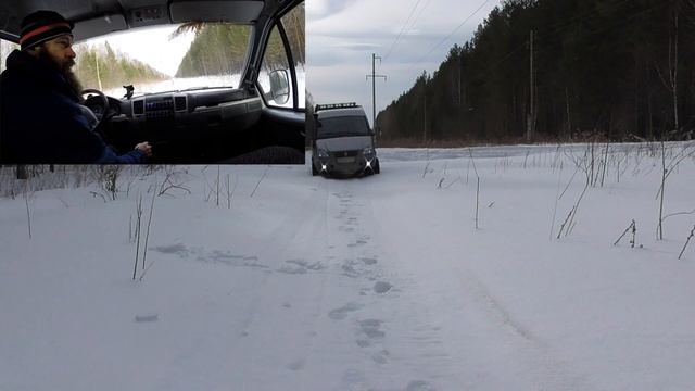 Давление в шинах при езде по глубокому снегу! смотреть онлайн