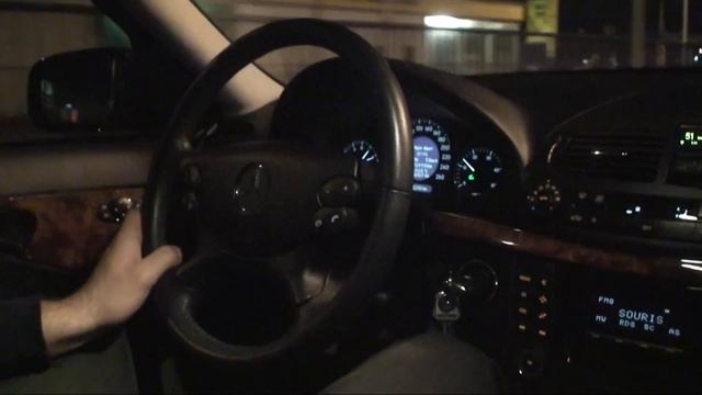 Mercedes E 280 cdi night driving. смотреть онлайн