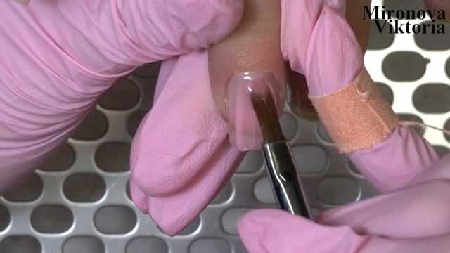 Жуткие отслойки/ Коррекция ногтей гелем смотреть онлайн