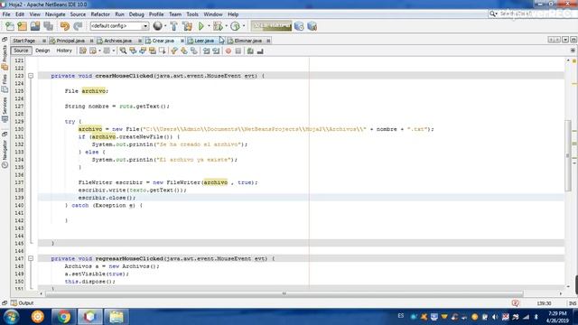 Como crear, leer y eliminar Archivos .txt en Java Netbeans.!!!! :v смотреть онлайн