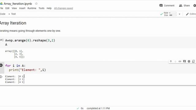 Numpy - بالعربى : Array Iteration смотреть онлайн