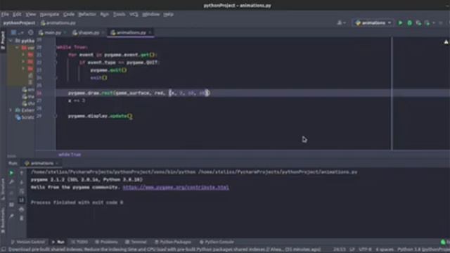 Pygame Animations смотреть онлайн