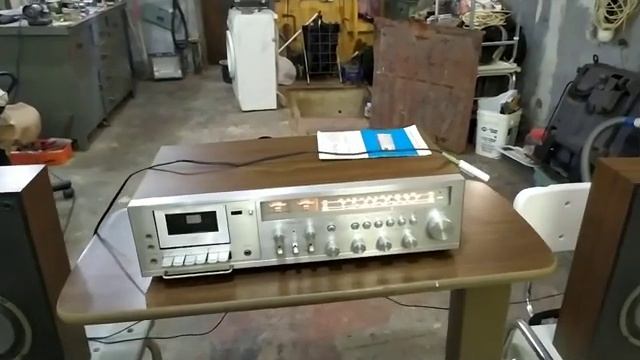 RISING STR-S1010 STEREO RECEIVER VINTAGE (касетник дека рекордер FM тюнер). Редкая винтажная модель смотреть онлайн