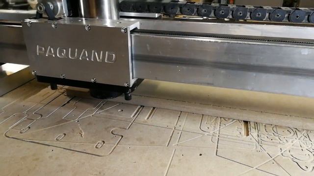 Découpe panneau MDF 5/8-100ipm-3passes смотреть онлайн