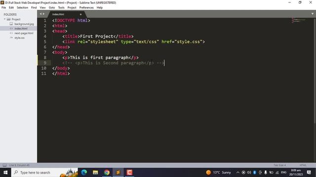 HTML Comments In Hindi | Comment Line In HTML | Add Comment In HTML | Part 16 смотреть онлайн
