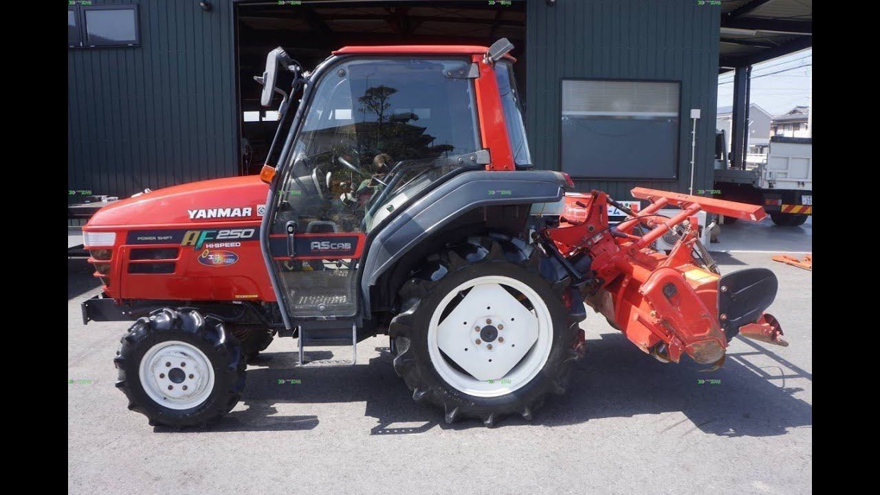Трактор с кабиной / есть документы ПСМ / Yanmar AF-250 / тёплая кабина / японский минитрактор Якутск смотреть онлайн