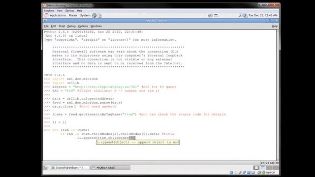 Python Scripting Session - E03 - "Alert TPB RSS!" смотреть онлайн