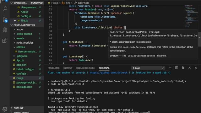 [React Native] Upload Photos and record it in both RealTime Database and Cloud Firestore #3 смотреть онлайн