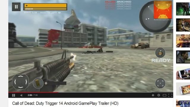 Мобильный обзорчик: Call of dead duty trigger 14 (Android) Wolfing Обзор смотреть онлайн