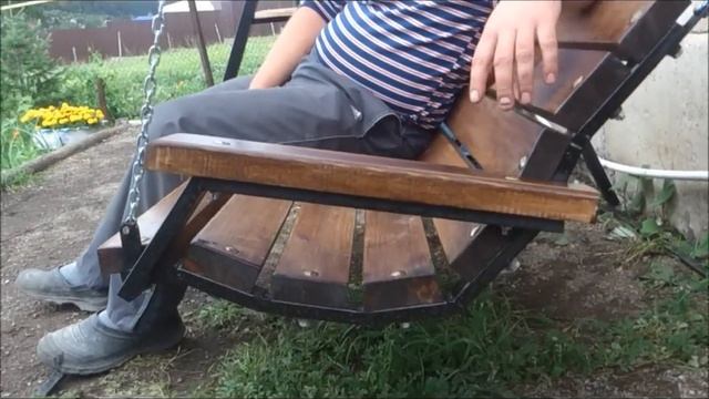 Красивые качели своими руками смотреть онлайн