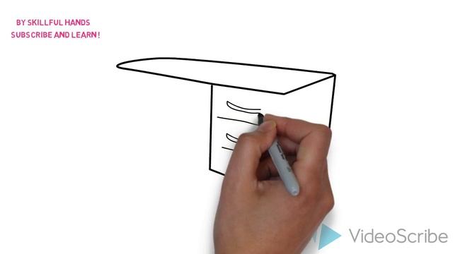 How to Draw a computer desk / Как нарисовать компьютерный стол смотреть онлайн