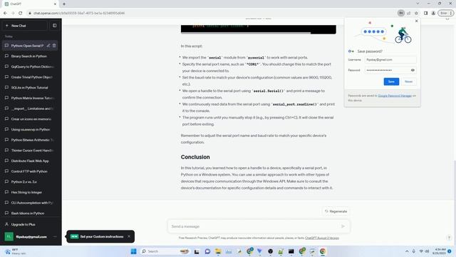 Opening a handle to a device in Python on Windows смотреть онлайн