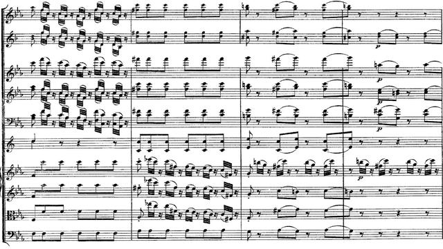 Mozart Symphony no. 40 Mov. 2 - Score смотреть онлайн