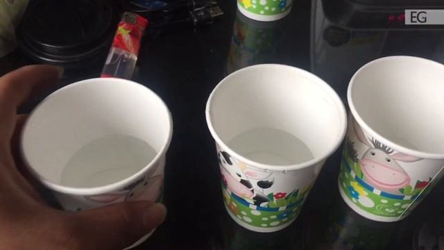 Тест на герметичность одноразовых стаканов изготовленных на JBZ-OCG16 Ultrasonic