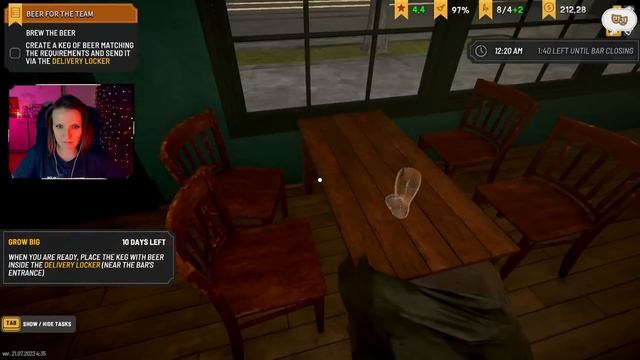 РАБОТАЮ ВСЮ СМЕНУ ► BREWPUB SIMULATOR ПРОХОЖДЕНИЕ #2 смотреть онлайн