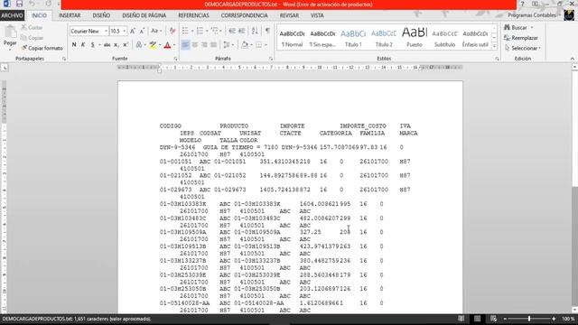 10 CRONOS PVENTA Carga Masiva de Productos Interface Excel TXT смотреть онлайн