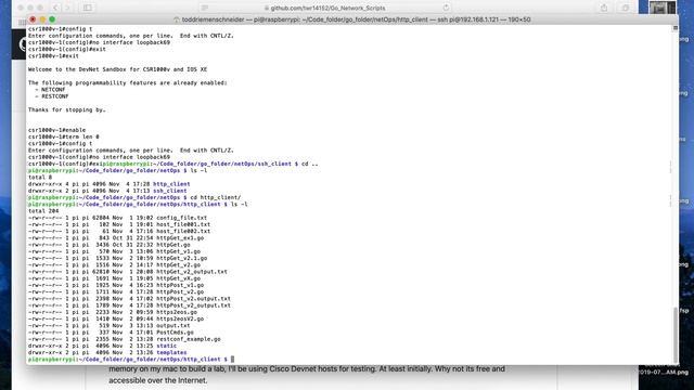 Golang SSH and RestConf scripts for Cisco devices. Video3 смотреть онлайн