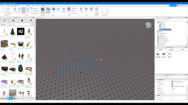 Tutorial по Roblox Studio как сделать невидимую стену Урок #1 смотреть онлайн