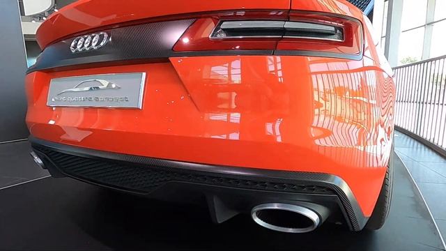 AUDI SPORT QUATTRO COUPE PLUG IN HYBRID CONCEPT CAR WALKAROUND смотреть онлайн