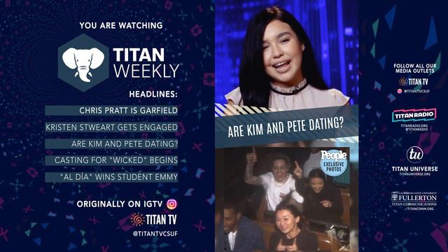 Chris Pratt as Garfield, Kim K. and Pete Davidson Dating?, Casting for Wicked & More | Titan Weekly смотреть онлайн