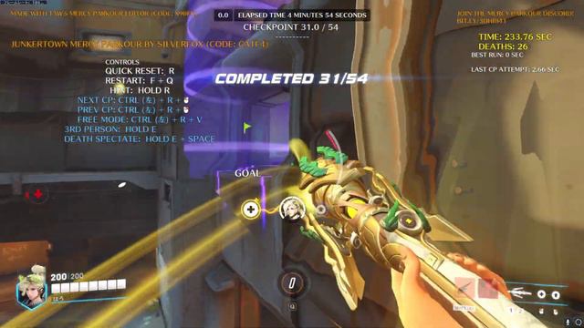 Over Watch2 Junkertown Mercy Parkour by SilverFox (X98FK) смотреть онлайн