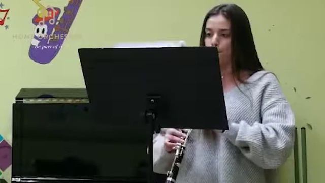 JS Bach "Air on G string" for clarinet and orchestra смотреть онлайн