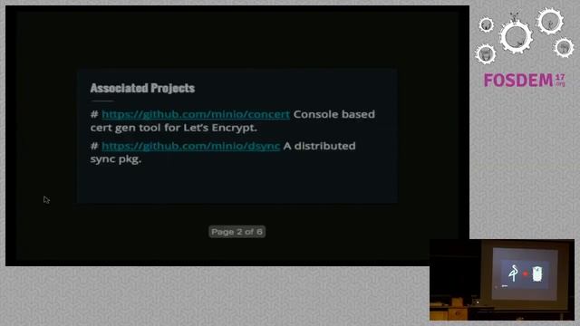FOSDEM 2017: Minio, associated Open Source projects. смотреть онлайн